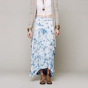 Free People Maheya Dyed From The Earth Maxi Skirt